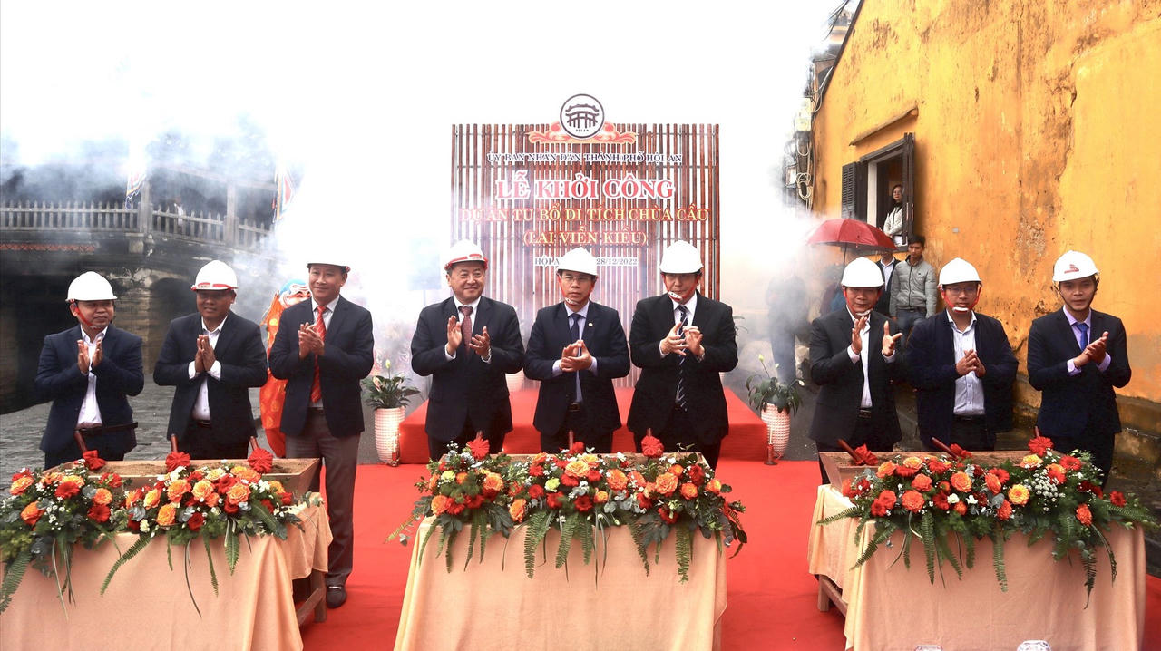 Tu bổ di tích Chùa Cầu với kinh phí hơn 20 tỷ đồng