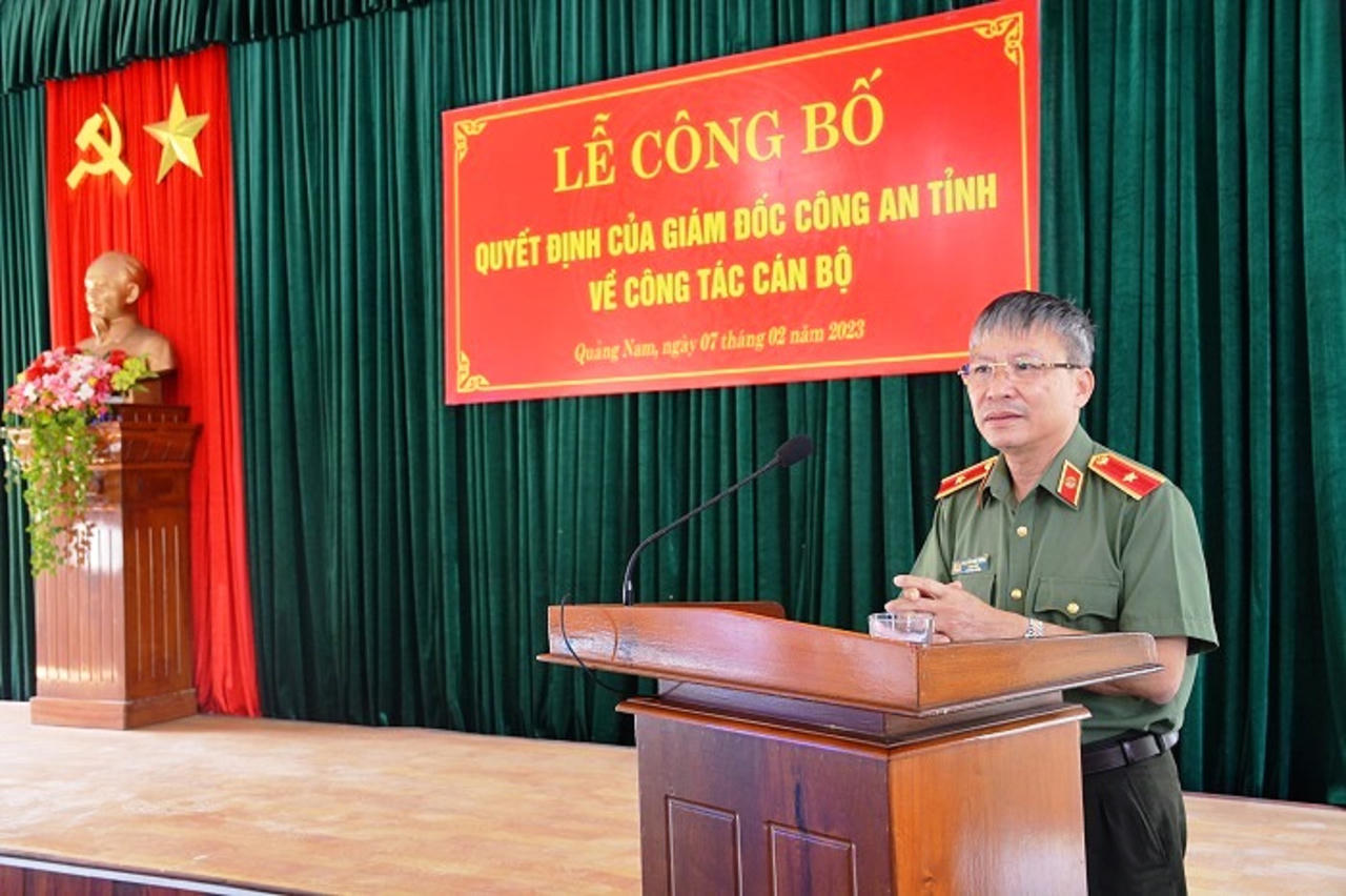 Công an Quảng Nam điều động nhiều lãnh đạo cấp phòng