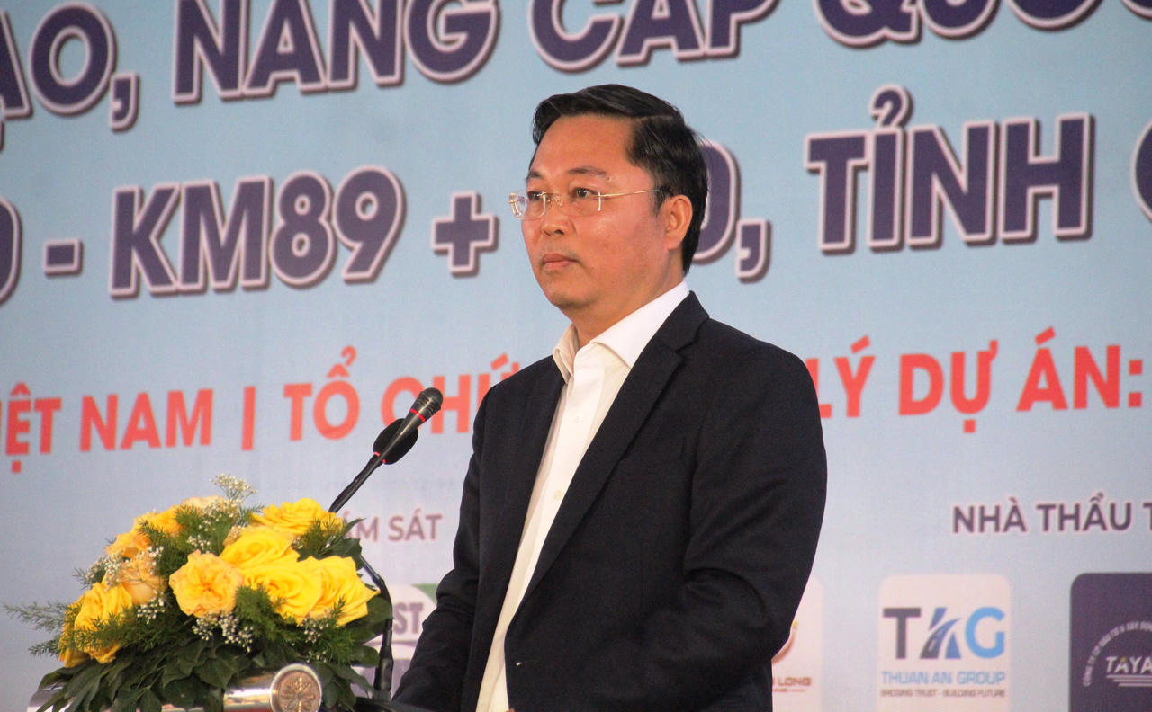 Khởi công dự án nối Quảng Nam - Kon Tum gần 1.850 tỷ đồng 