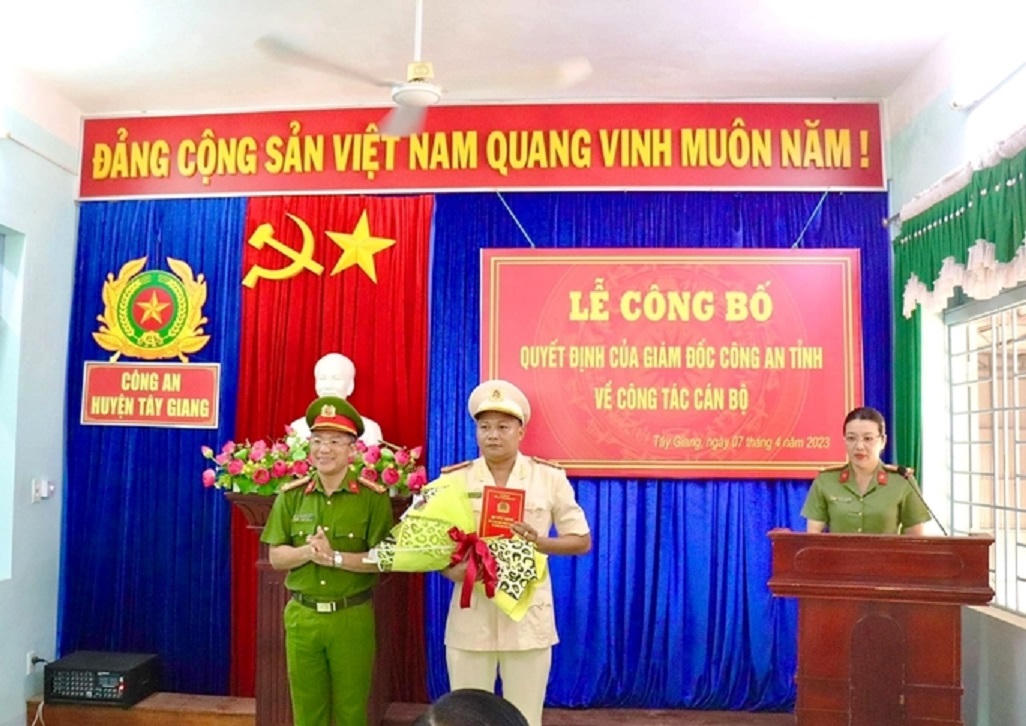 Công an Quảng Nam điều động, bổ nhiệm nhiều nhân sự chủ chốt