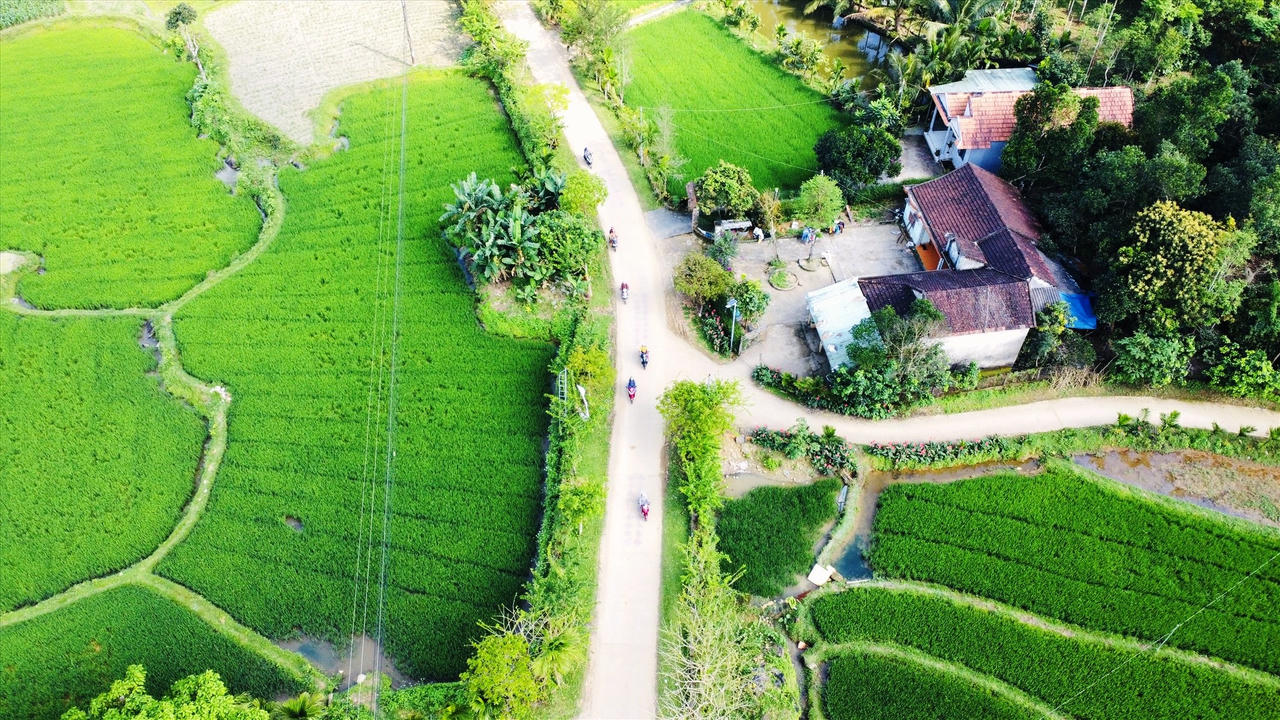 Làng cổ Lộc Yên mở phiên chợ quê đón khách du lịch