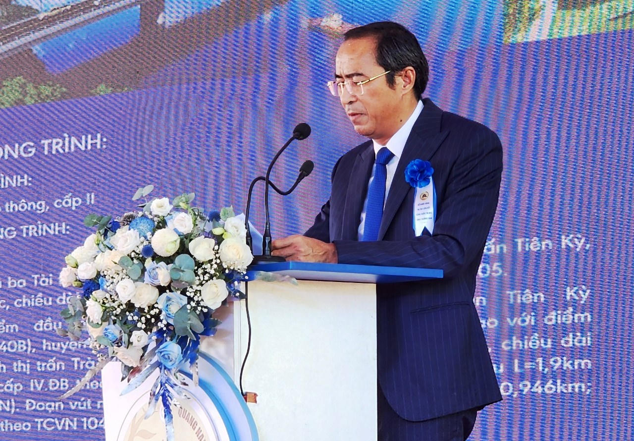 Quảng Nam khởi công tuyến đường hơn 700 tỷ đồng liên kết vùng miền Trung 