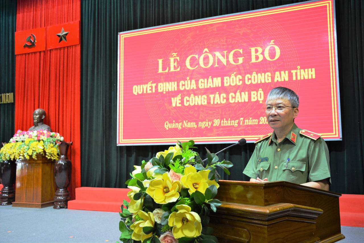 Công an Quảng Nam điều động nhiều lãnh đạo chủ chốt cấp phòng