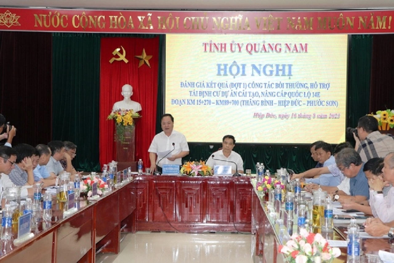 Quảng Nam ra 'tối hậu thư' về giải phóng mặt bằng dự án QL 14E