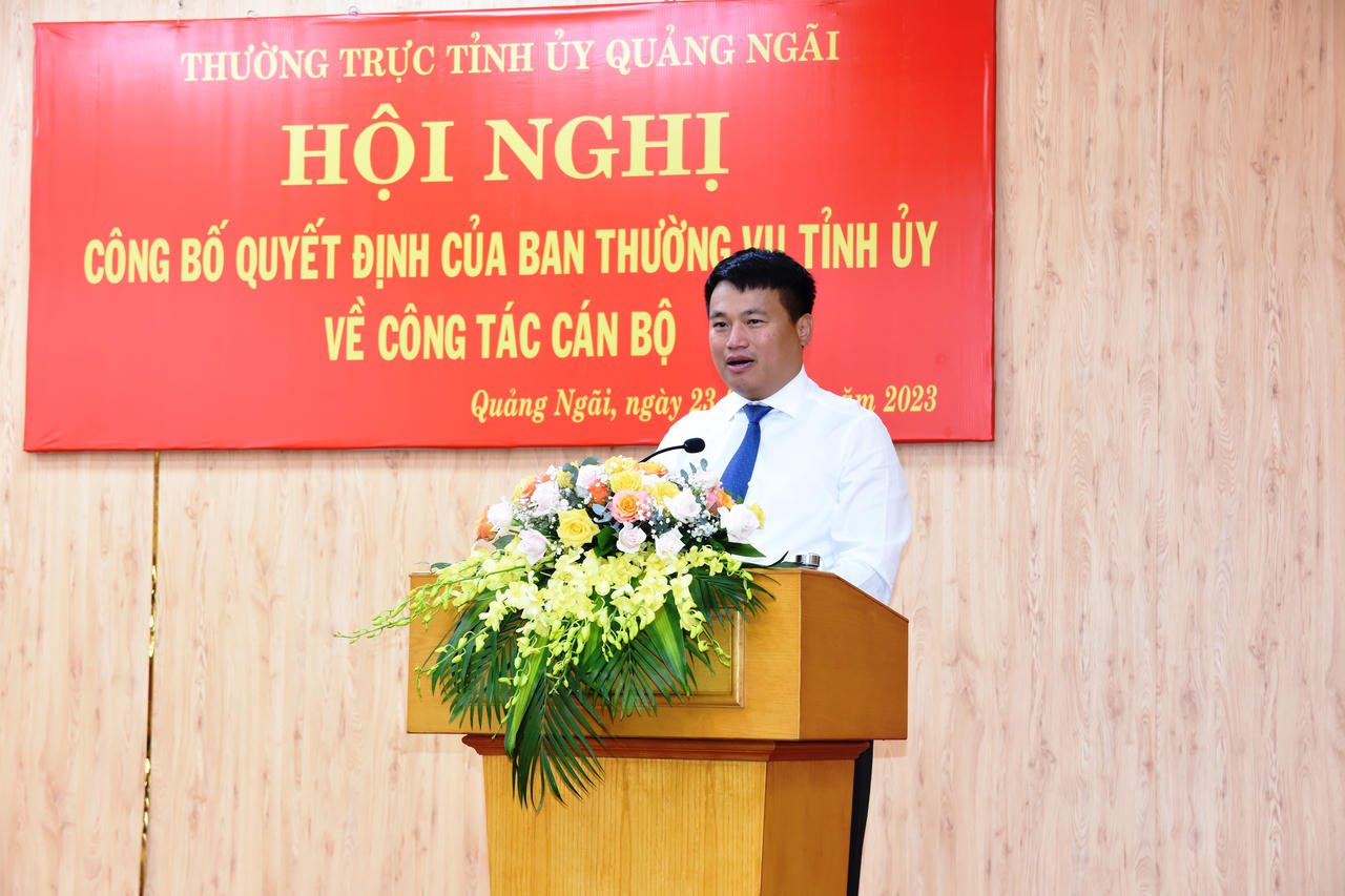 Điều động, bổ nhiệm nhiệm nhiều lãnh đạo chủ chốt tỉnh Quảng Ngãi