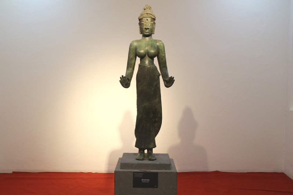 Thống nhất chuyển 2 hiện vật của tượng Bồ tát Tara về Bảo tàng Điêu khắc Chăm Đà Nẵng
