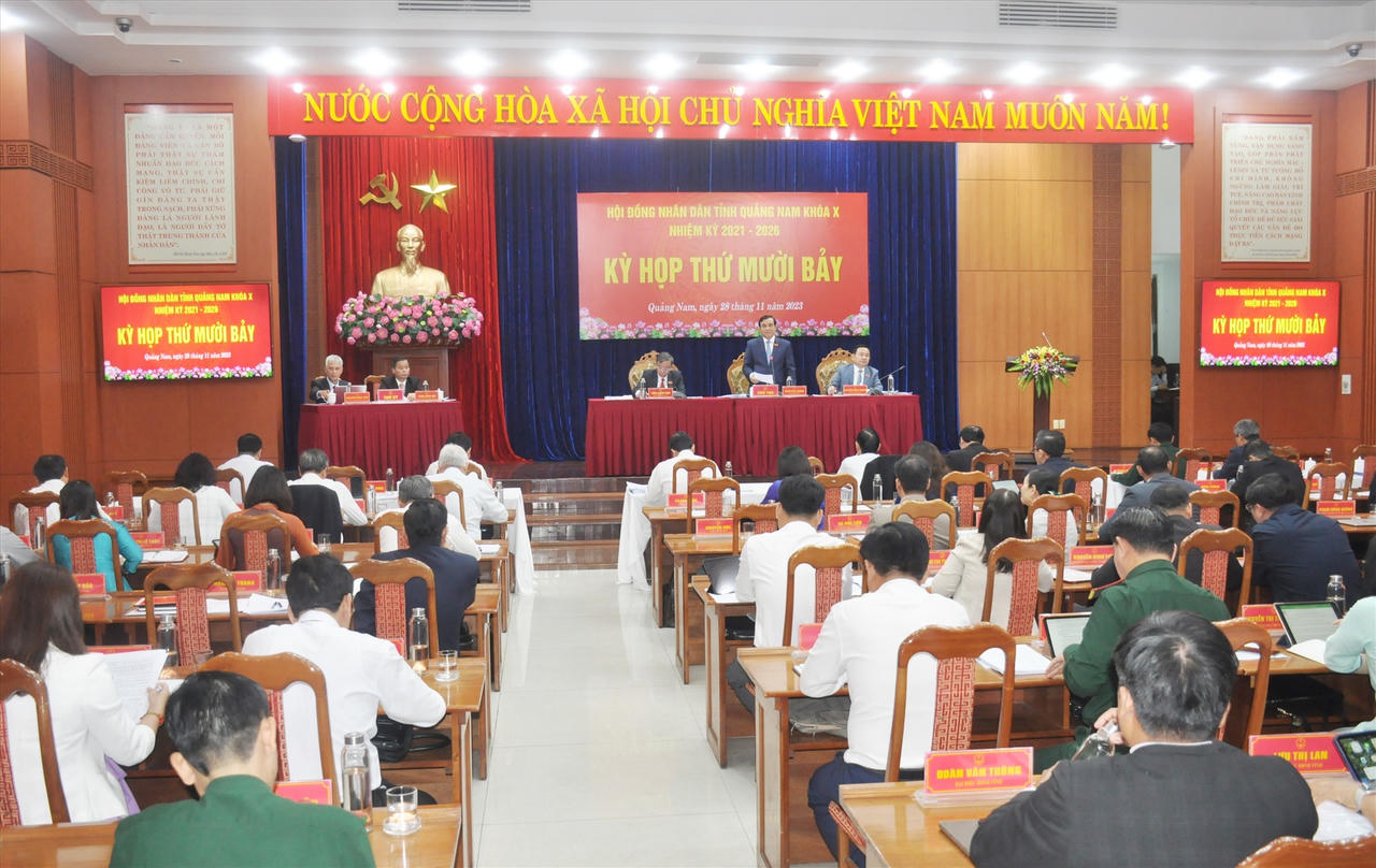 HĐND tỉnh Quảng Nam trình quy hoạch tỉnh thời kỳ 2021 - 2030, tầm nhìn đến năm 2050