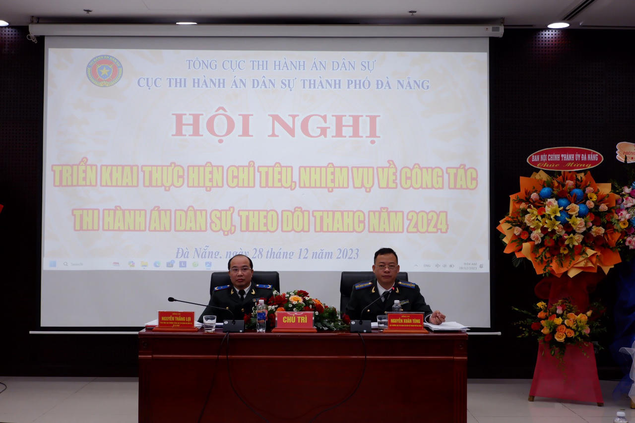 Bổ nhiệm tân Cục trưởng Cục Thi hành án dân sự TP. Đà Nẵng