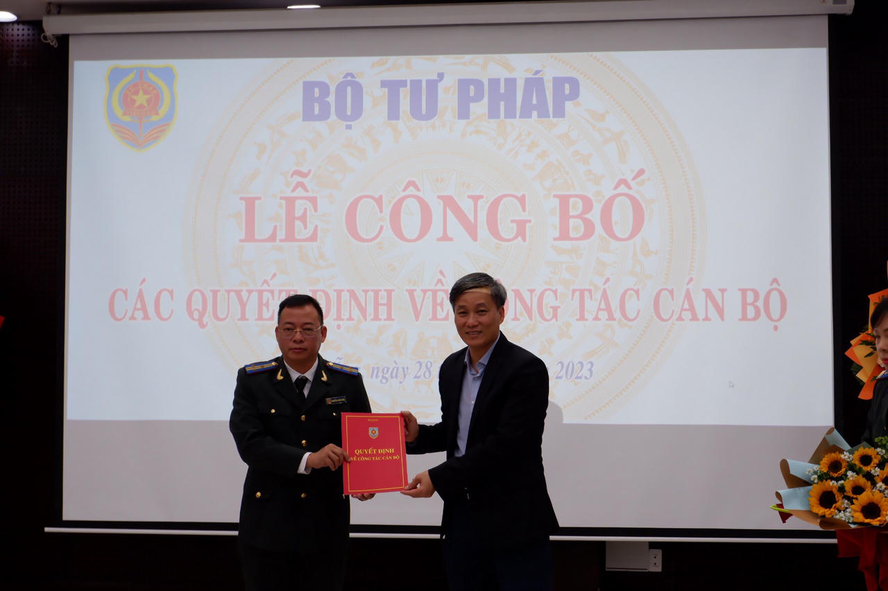 Bổ nhiệm tân Cục trưởng Cục Thi hành án dân sự TP. Đà Nẵng