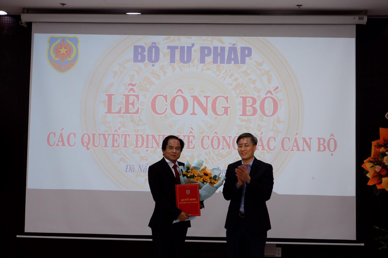 Bổ nhiệm tân Cục trưởng Cục Thi hành án dân sự TP. Đà Nẵng