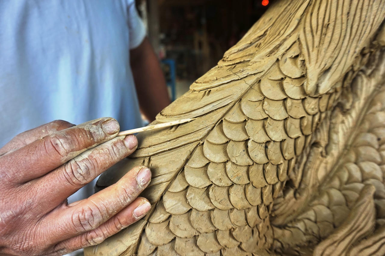 Độc đáo lùng binh hình rồng đón xuân Giáp Thìn 2024