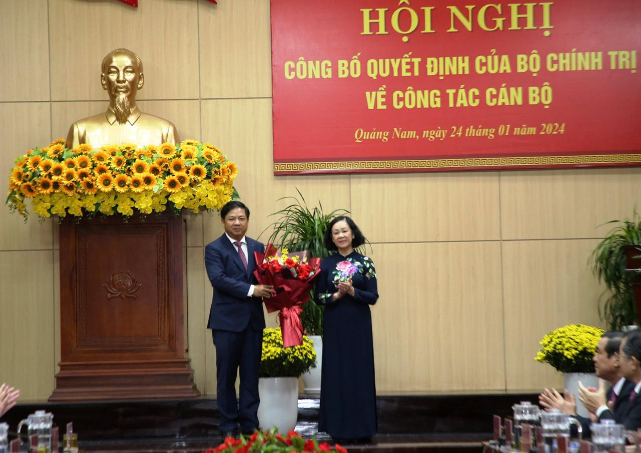 Ông Lương Nguyễn Minh Triết giữ chức Bí thư Tỉnh ủy Quảng Nam