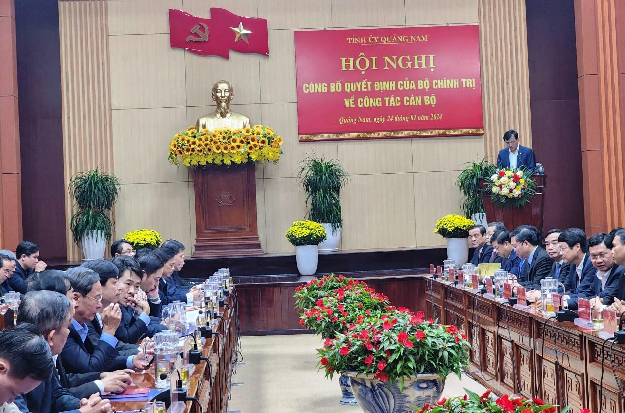 Ông Lương Nguyễn Minh Triết giữ chức Bí thư Tỉnh ủy Quảng Nam