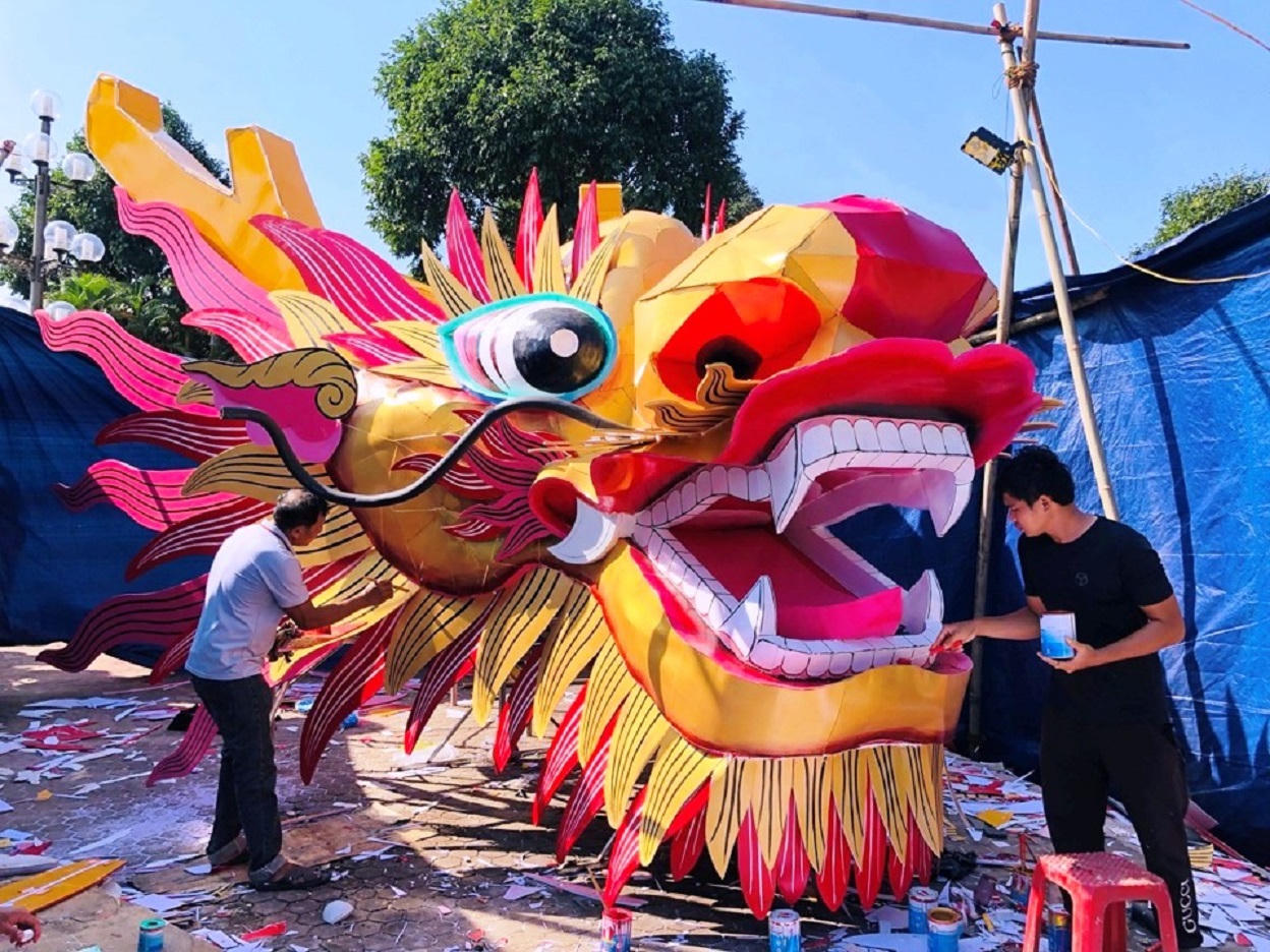 Vừa ra mắt, linh vật rồng ở Quảng Nam, Quảng Ngãi nhận “mưa” lời khen