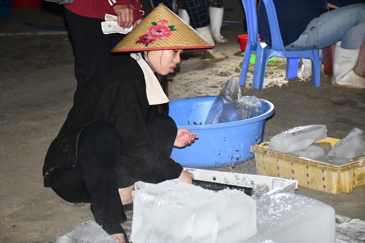 Cảnh phụ nữ làng chài tất bật mưu sinh ở Đà Nẵng