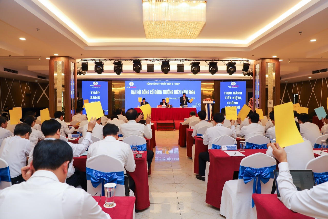 EVNGENCO2 quyết tâm hoàn thành tốt kế hoạch SXKD được Đại hội đồng cổ đông giao