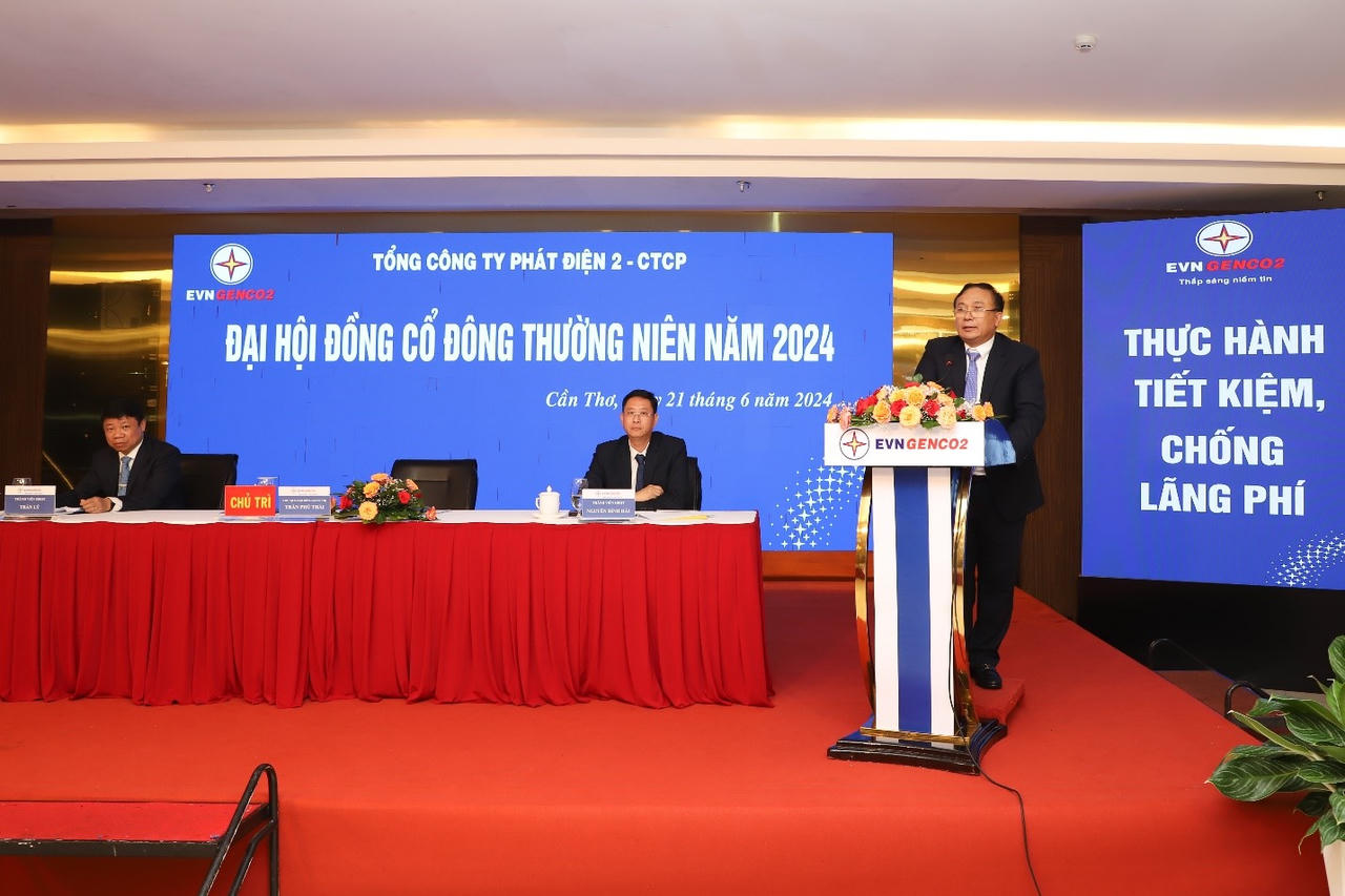 EVNGENCO2 quyết tâm hoàn thành tốt kế hoạch SXKD được Đại hội đồng cổ đông giao