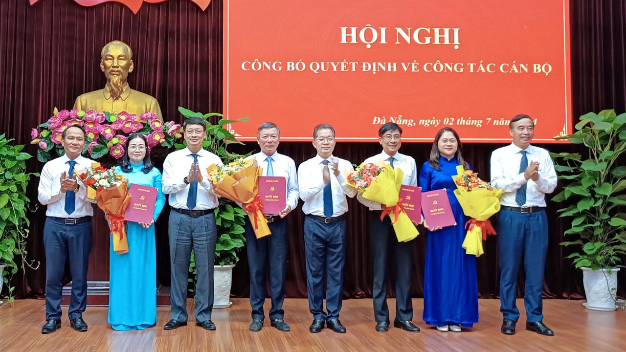 Đà Nẵng điều động, bổ nhiệm loạt cán bộ chủ chốt