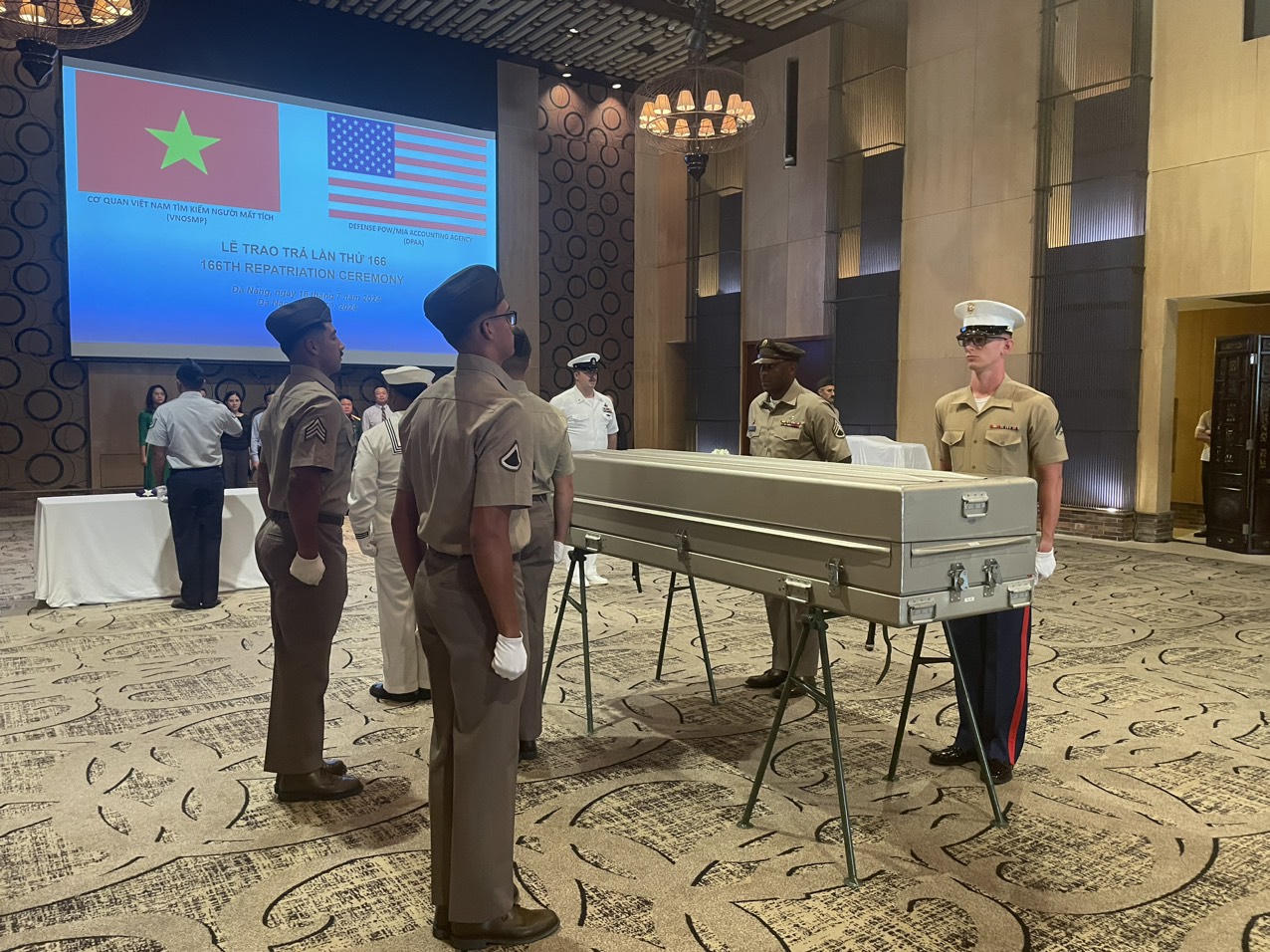 Hồi hương hài cốt quân nhân Hoa Kỳ mất tích trong chiến tranh ở Việt Nam