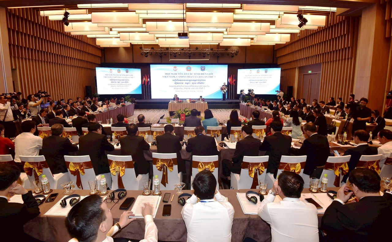 Khai mạc Hội nghị Tòa án các tỉnh biên giới Việt Nam- Campuchia- Lào tại Quảng Nam