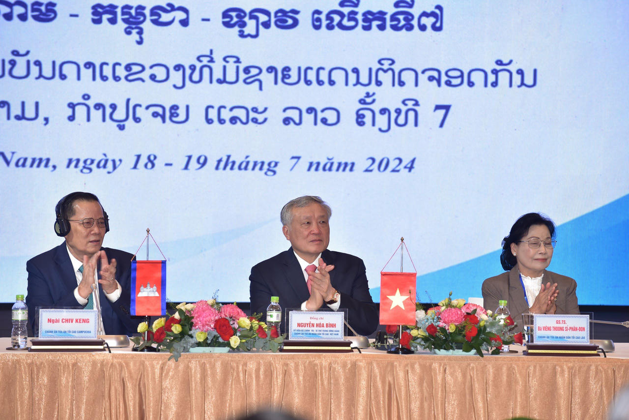 Khai mạc Hội nghị Tòa án các tỉnh biên giới Việt Nam- Campuchia- Lào tại Quảng Nam