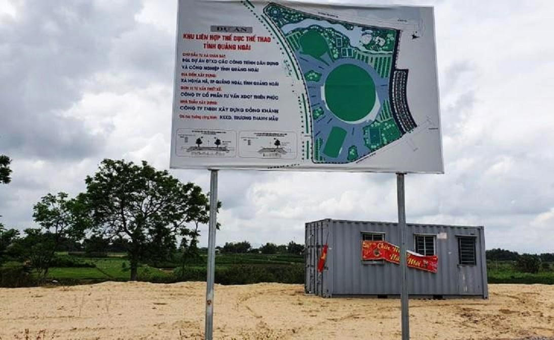 Vì sao Quảng Ngãi dừng thực hiện dự án khu liên hợp thể dục thể thao?