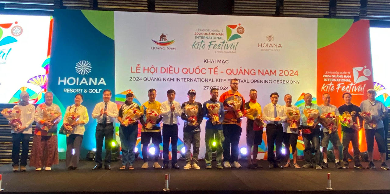 12 quốc gia tham dự Lễ hội diều quốc tế Quảng Nam 2024