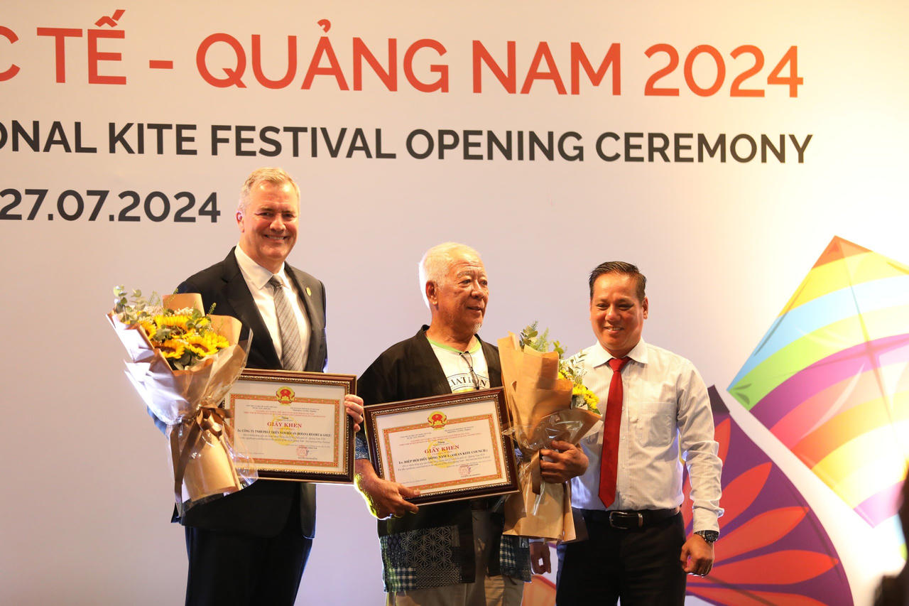 12 quốc gia tham dự Lễ hội diều quốc tế Quảng Nam 2024