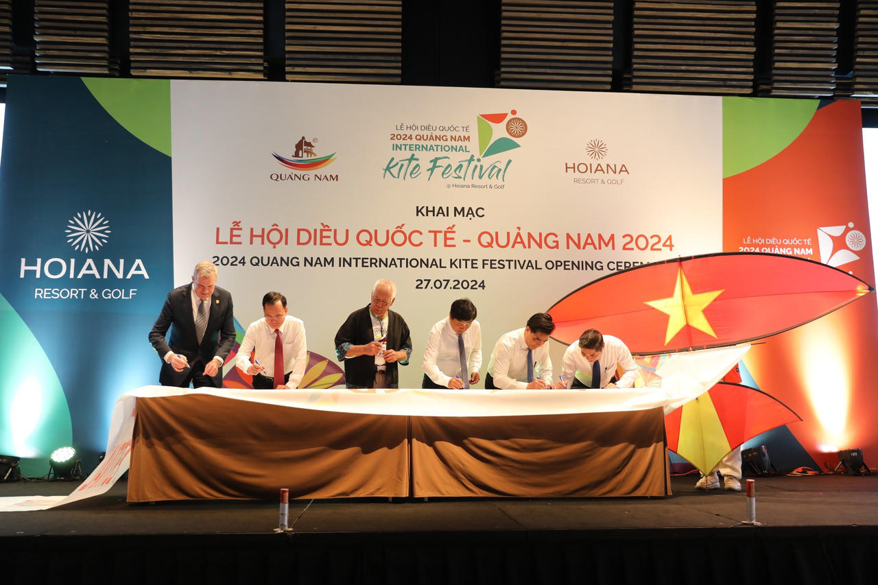 12 quốc gia tham dự Lễ hội diều quốc tế Quảng Nam 2024