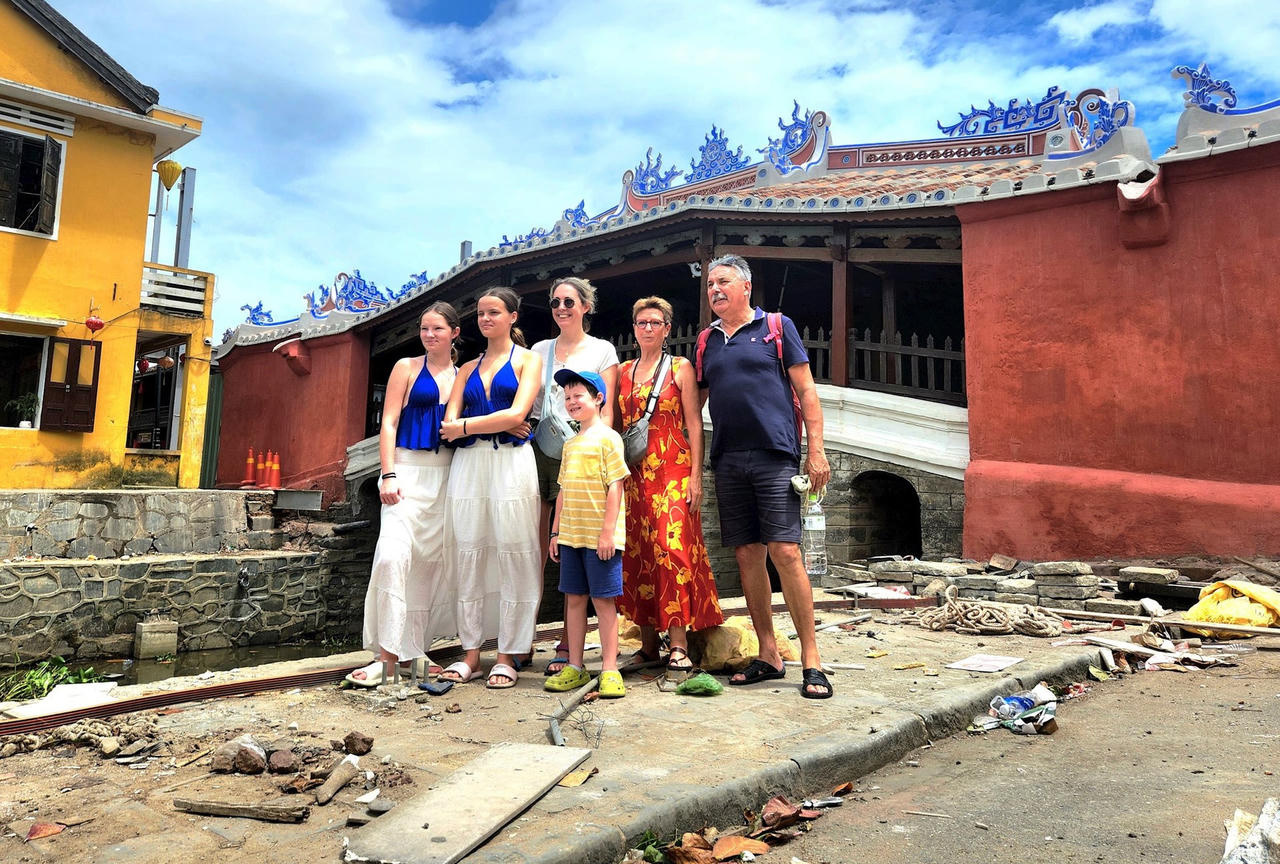 Chùa Cầu phố Hội 'khoác áo mới' sau những ngày trùng tu