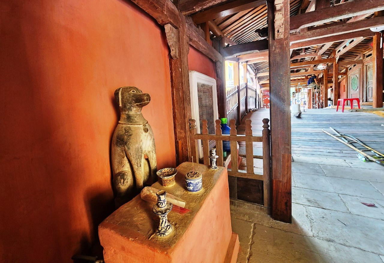 Chùa Cầu phố Hội 'khoác áo mới' sau những ngày trùng tu