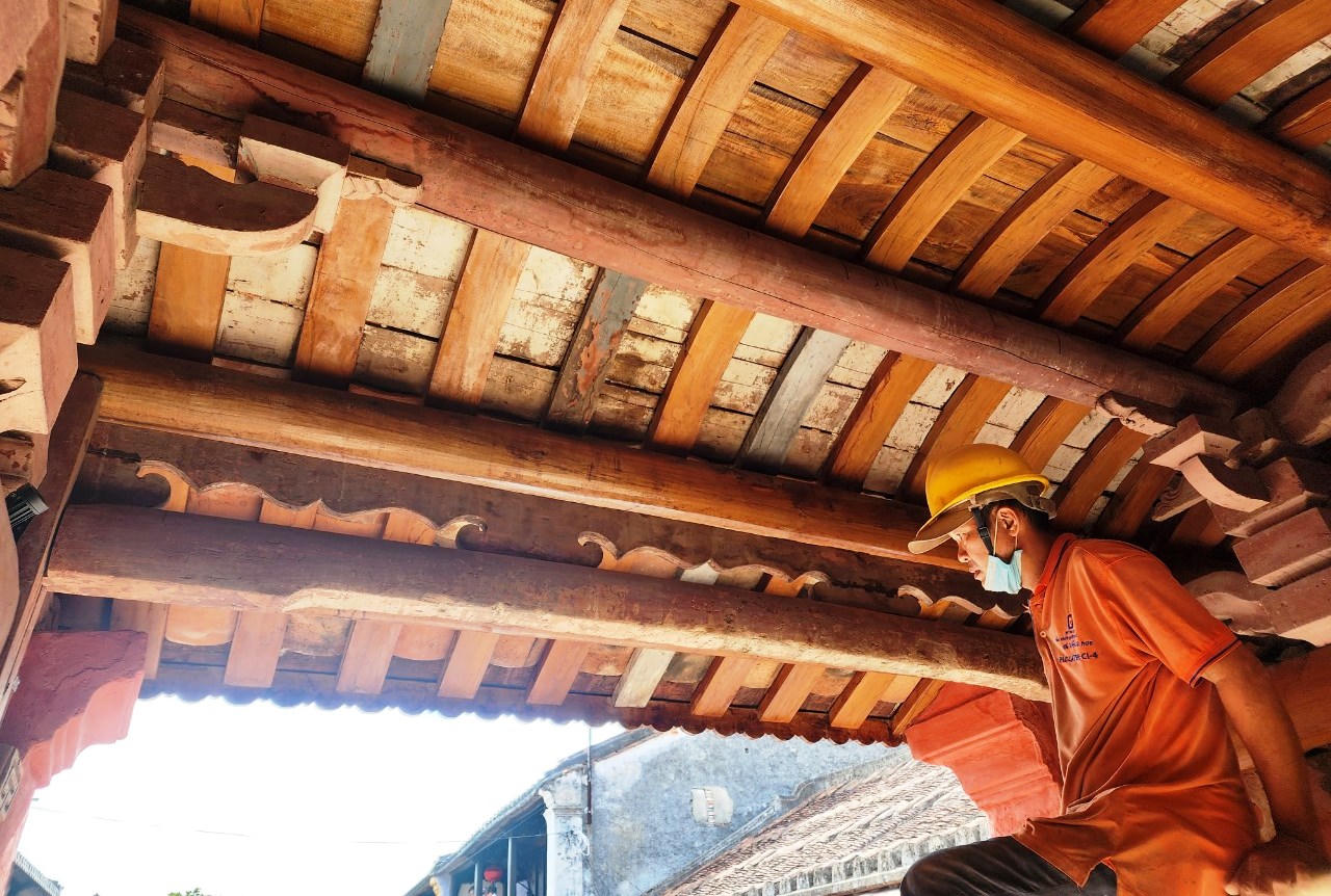 Chùa Cầu phố Hội 'khoác áo mới' sau những ngày trùng tu