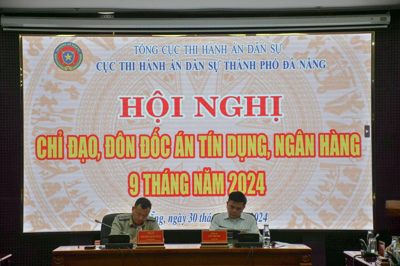 Đà Nẵng: Đôn đốc án tín dụng, ngân hàng 9 tháng năm 2024