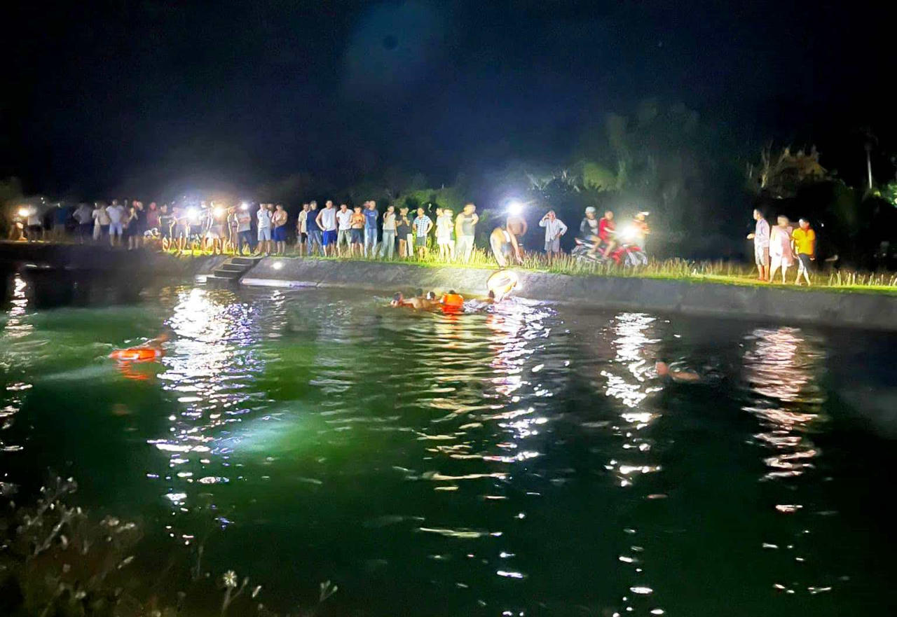 Đi làm về, hai người đàn ông ở Quảng Nam rơi xuống kênh thủy tử vong