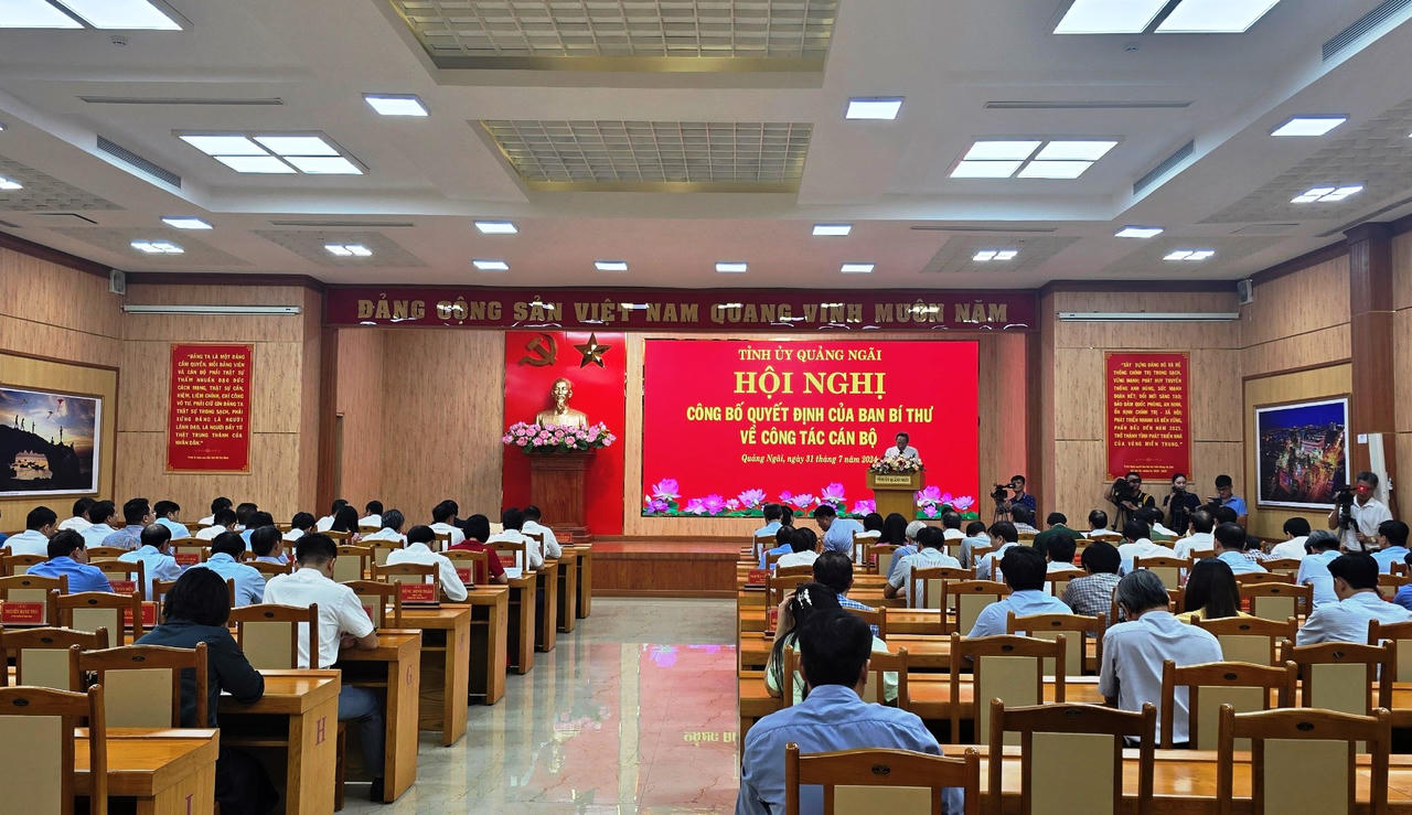 Thứ trưởng Bộ Khoa học và Công nghệ Nguyễn Hoàng Giang giữ chức Phó Bí thư Tỉnh ủy Quảng Ngãi