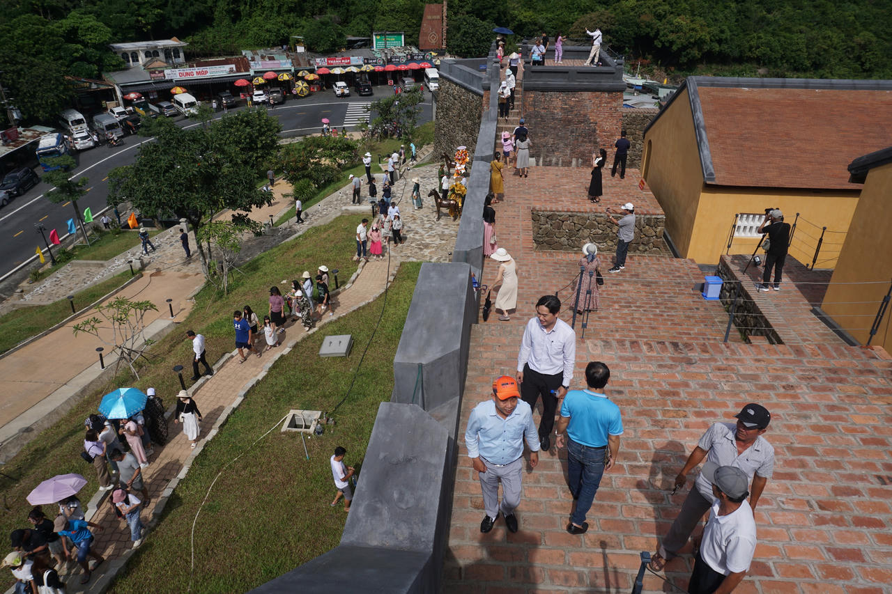 Hình ảnh di tích Hải Vân quan sau trùng tu