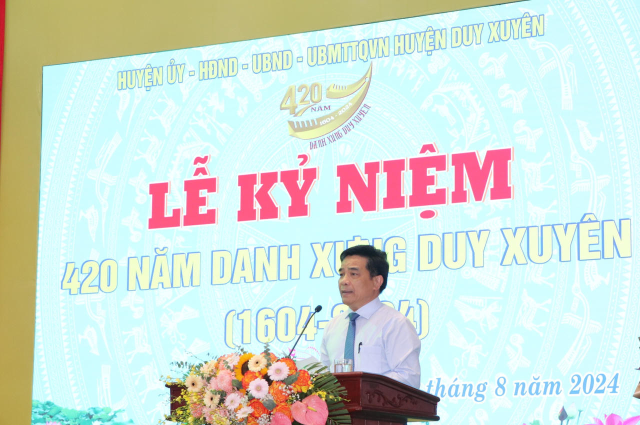 Tự hào 420 năm danh xưng Duy Xuyên