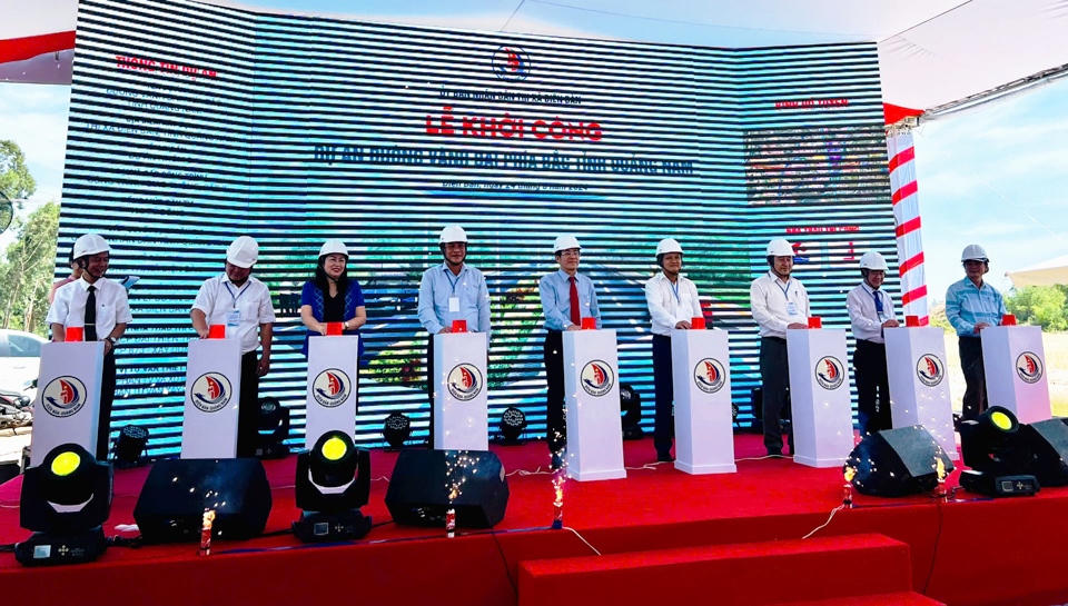 Khởi công tuyến đường vành đai gần 500 tỷ đồng nối Quảng Nam - Đà Nẵng 