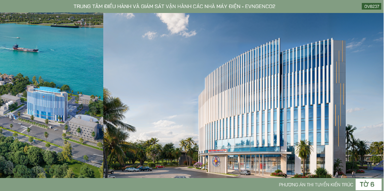 Thông báo kết quả thi tuyển kiến trúc trụ sở EVNGENCO2