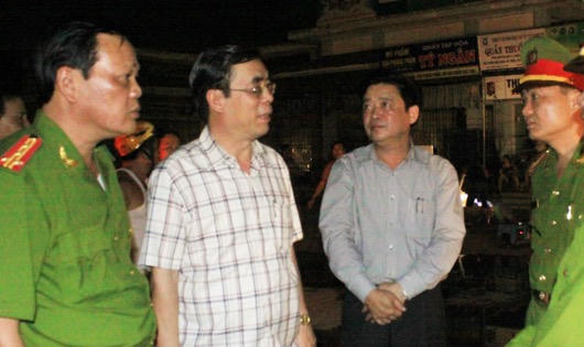 Quảng Trị: Cháy chợ Ngã Tư Sòng, nhiều gian hàng bị thiêu rụi