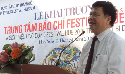 Khai trương Trung tâm thông tin Báo chí Festival Huế 2016