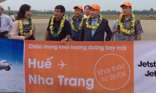 Jetstar Pacific khai trương đường bay giá rẻ giữa Huế - Nha Trang