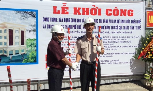 Khởi công xây dựng Cụm kho vật chứng THADS tỉnh Thừa Thiên Huế