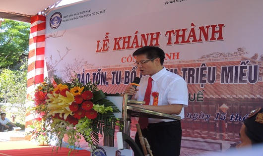 Thừa Thiên Huế: Khánh thành di tích Triệu Miếu