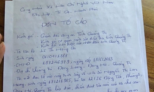 Quảng Trị: Ôm tiền tỷ của người dân, nữ “đại gia” tuyên bố vỡ nợ 