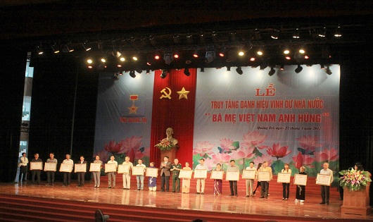 Quảng Trị: Truy tặng danh hiệu 283 Mẹ Việt Nam anh hùng