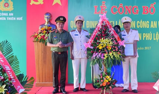 Thành lập đồn Công an Vinh Lộc, Huế