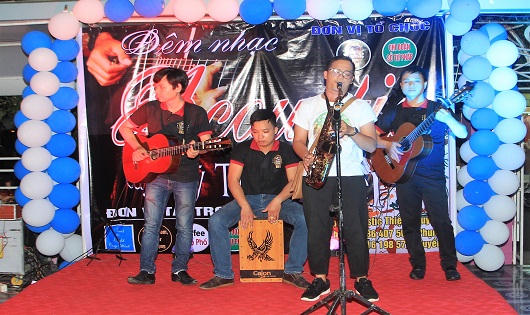 Đoàn thanh niên Sở Tư pháp Quảng Trị tham gia tổ chức đêm nhạc vì trẻ em nghèo