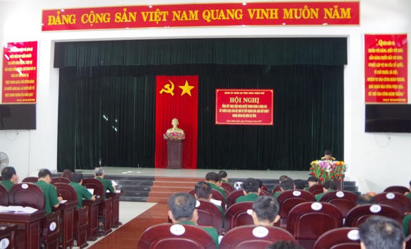 Đảng ủy quân sự tỉnh Thừa Thiên Huế thực hiện tốt nghị quyết trung ương 3
