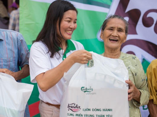 Carlsberg Việt Nam hướng về đồng bào Miền trung